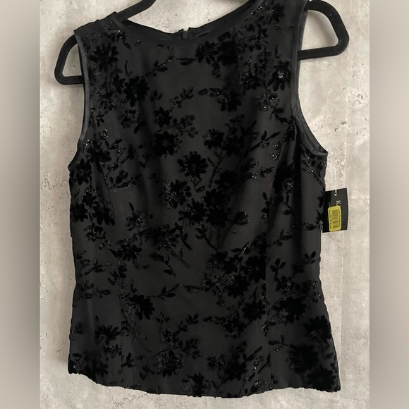 NWT's Kasper & Company ASL Silk Burnout Floral  2 Pc Blouse Skirt Maxi Gown Sz 6 - Picture 2 of 11